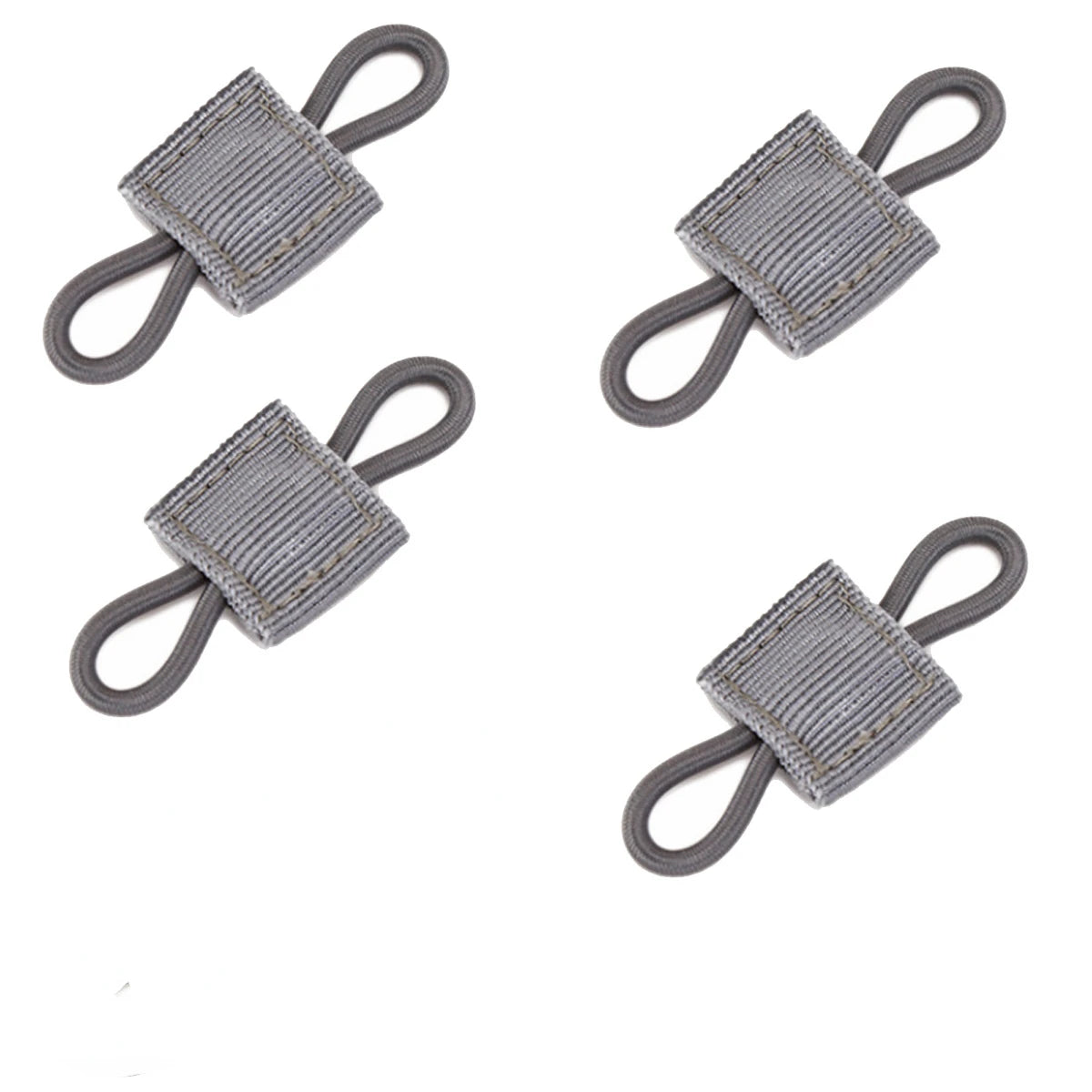 Tactical MOLLE Elastic Strap with Binding Buckles – Retainer for Antennas, Tools, Trekking Poles, and Camping Gear