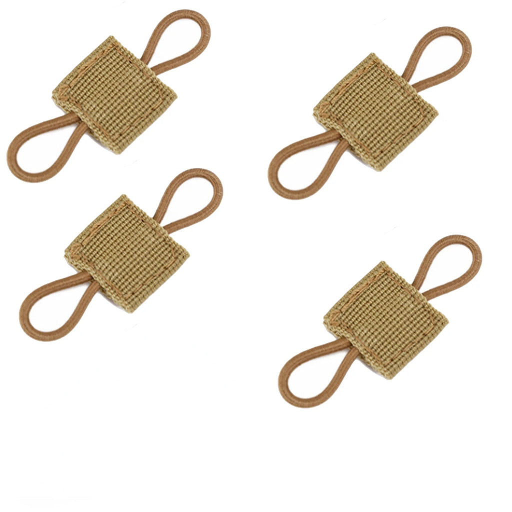 Tactical MOLLE Elastic Strap with Binding Buckles – Retainer for Antennas, Tools, Trekking Poles, and Camping Gear