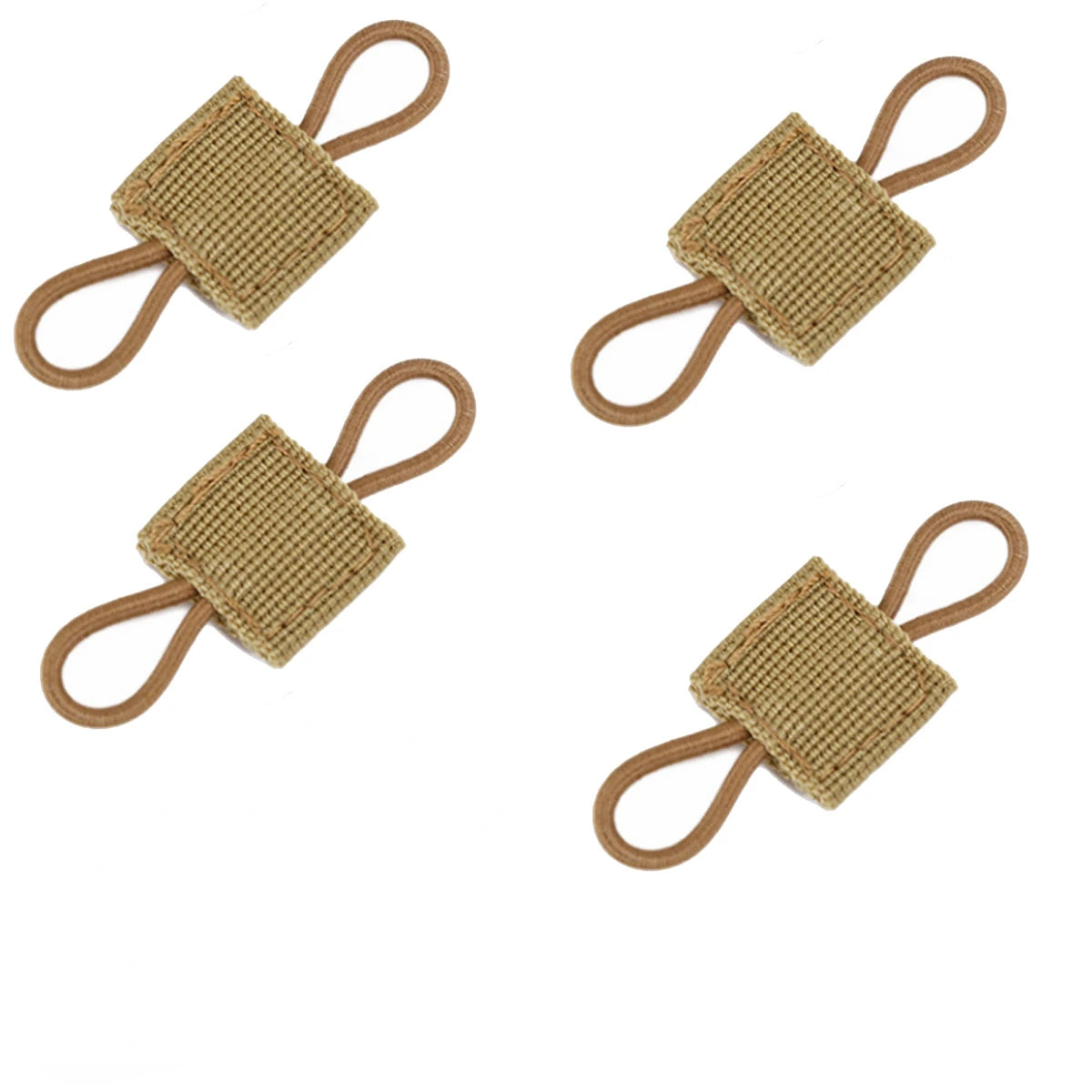 Tactical MOLLE Elastic Strap with Binding Buckles – Retainer for Antennas, Tools, Trekking Poles, and Camping Gear