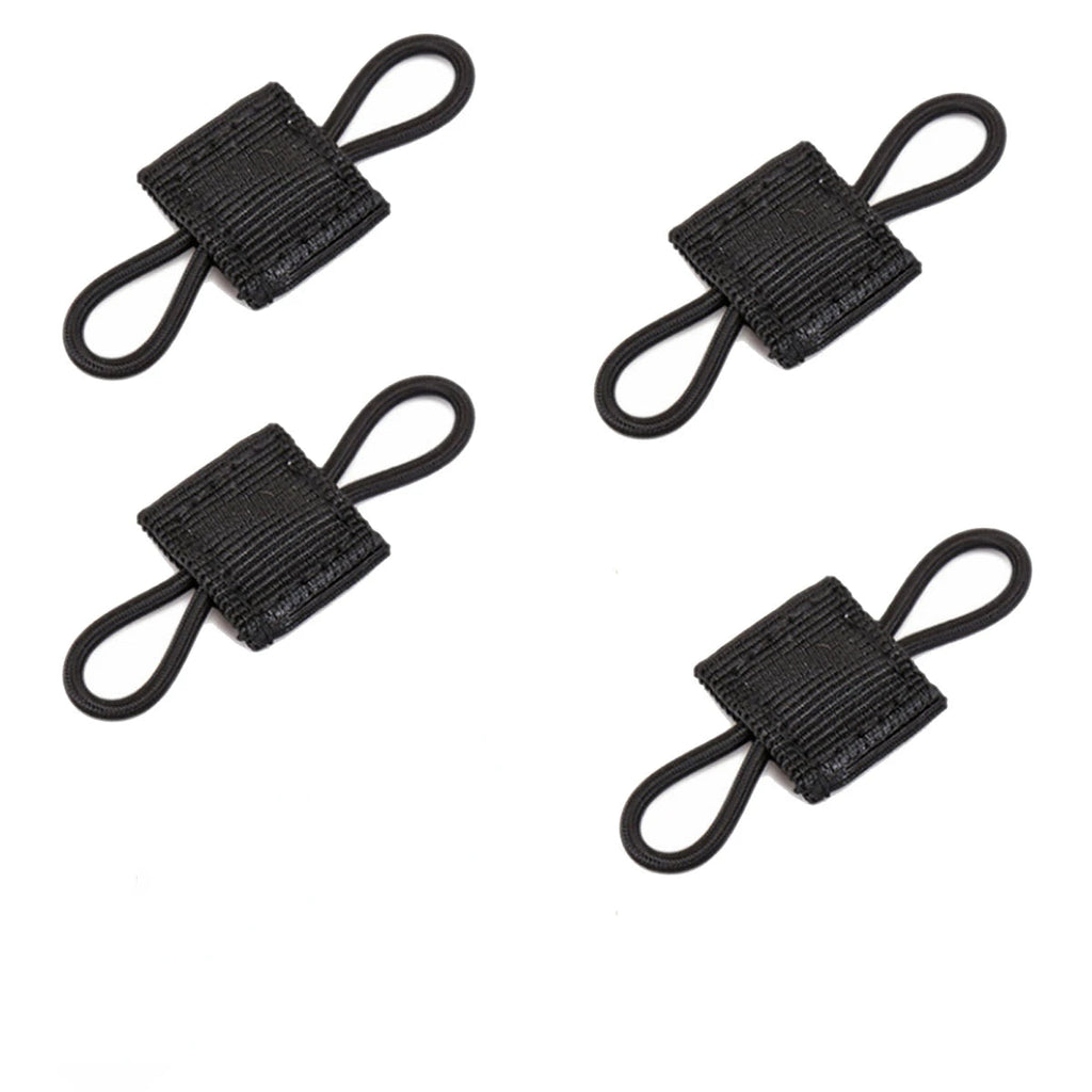 Tactical MOLLE Elastic Strap with Binding Buckles – Retainer for Antennas, Tools, Trekking Poles, and Camping Gear