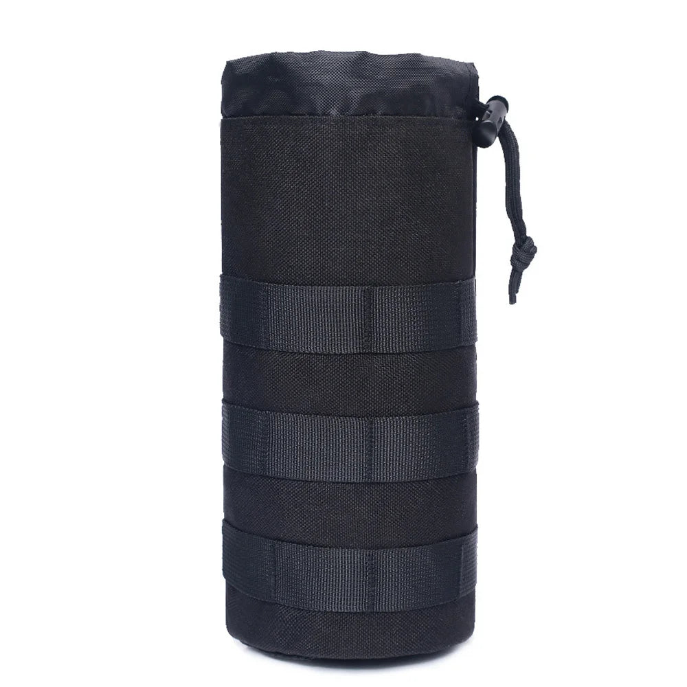 Tactical MOLLE Water Bottle Pouch – Outdoor Kettle Carrier for Camping, Hiking, Fishing & Hunting
