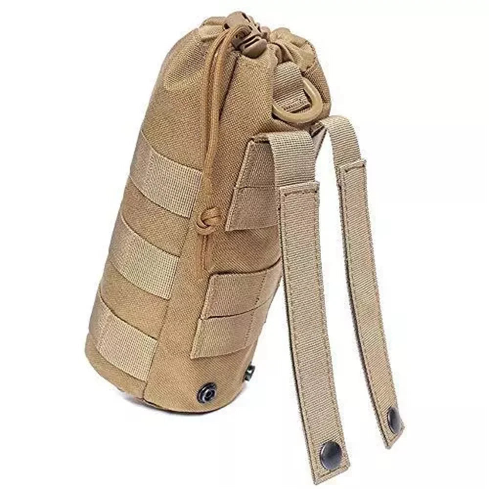 Tactical MOLLE Water Bottle Pouch – Outdoor Kettle Carrier for Camping, Hiking, Fishing & Hunting