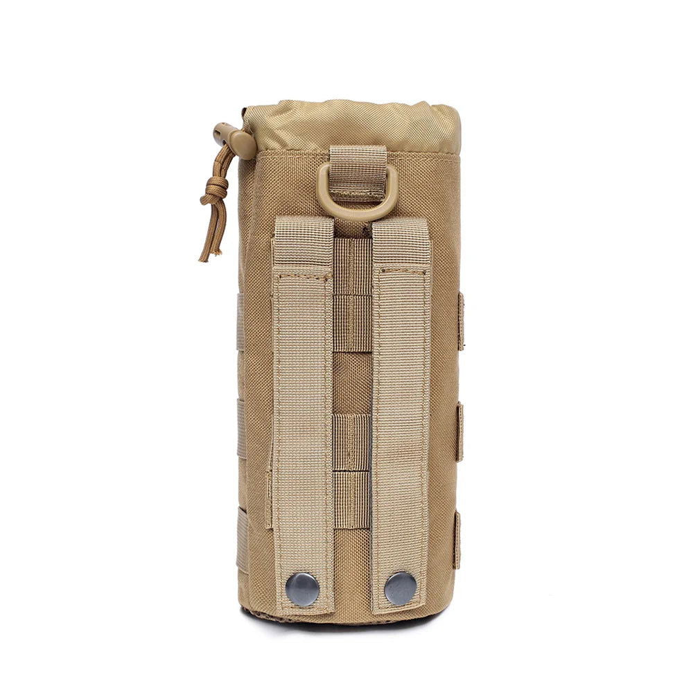 Tactical MOLLE Water Bottle Pouch – Outdoor Kettle Carrier for Camping, Hiking, Fishing & Hunting