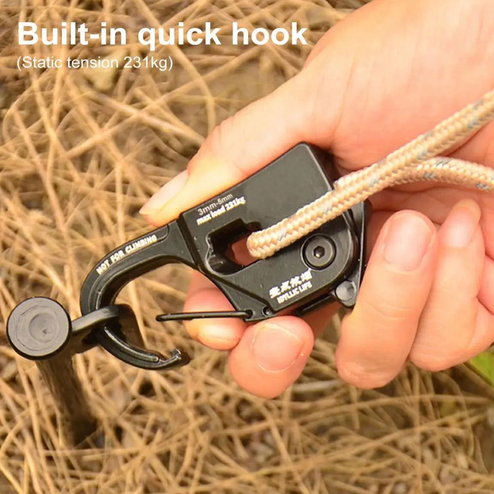 Tent Rope Tensioner – Lightweight, Strong Load-Bearing Cord Adjuster for Quick Setup and Outdoor Camping