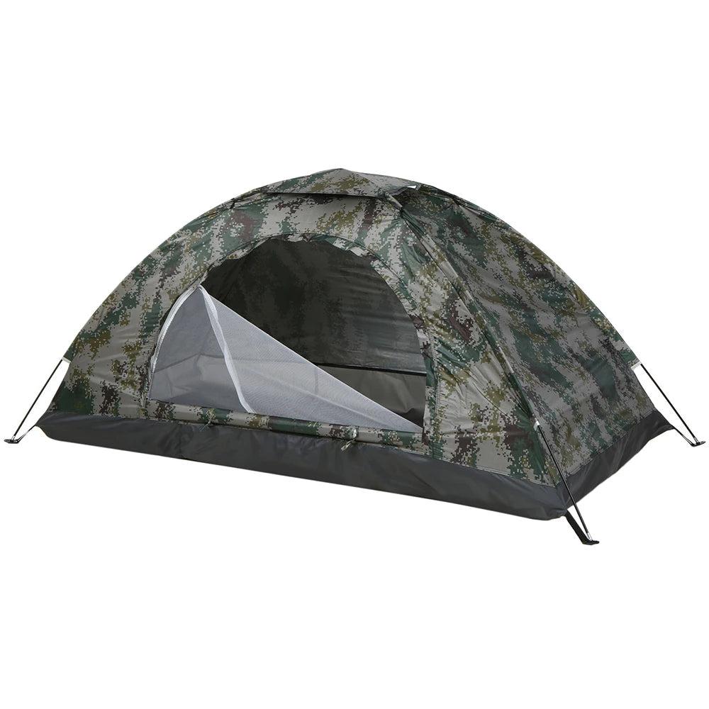 Ultralight Camping Tent – 1 Person Portable Tent with UPF 30+ UV Protection for Hiking, Beach, and Fishing
