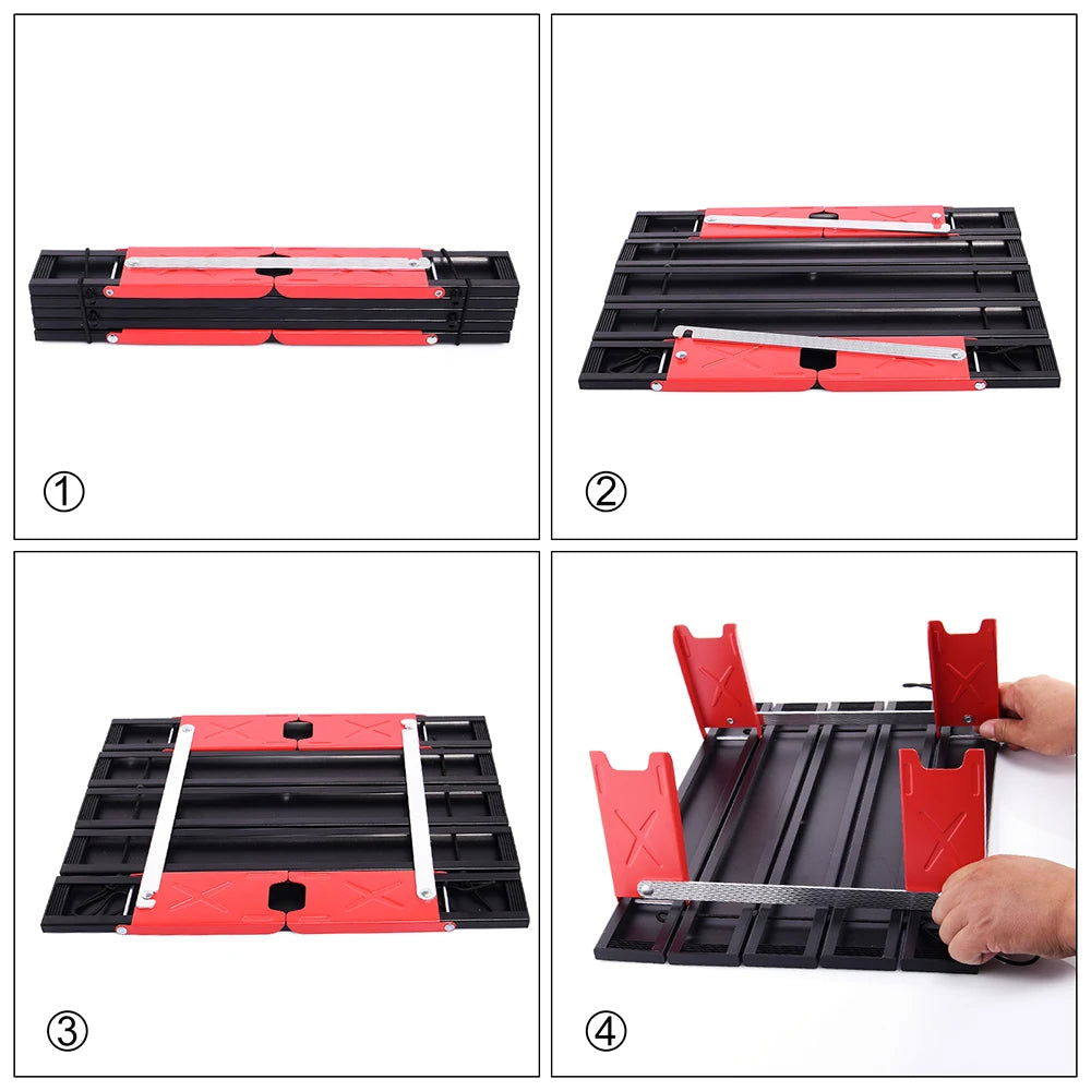 Ultra-Light Foldable Camping Table – Portable & Compact for Outdoor, Picnic, BBQ, or Bed Desk Use