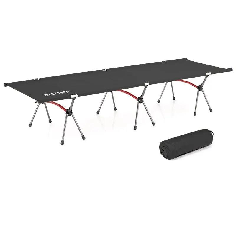 Ultralight Folding Camping Cot – Portable Aluminum Bed for Outdoor Hiking, Backpacking, and Travel