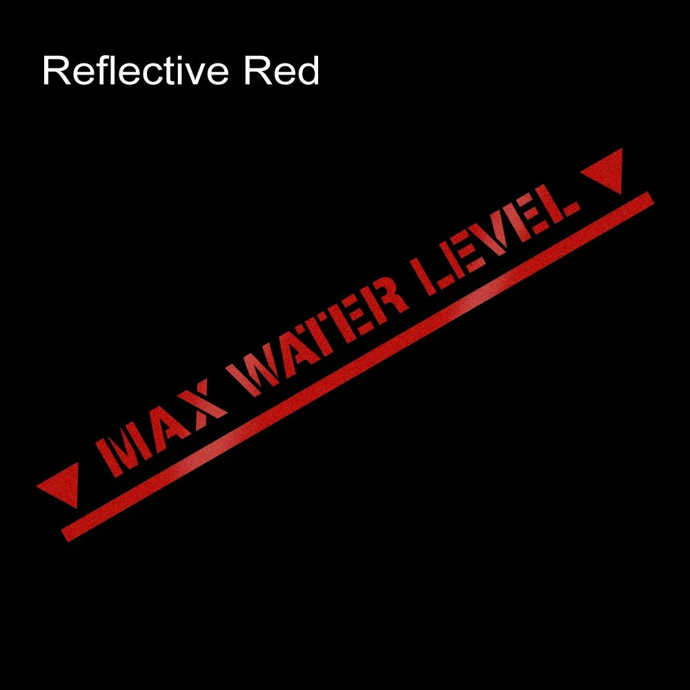 Waterproof Max Water Level Vinyl Sticker – Offroad 4x4 Car Accessory
