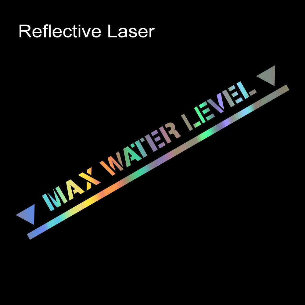Waterproof Max Water Level Vinyl Sticker – Offroad 4x4 Car Accessory