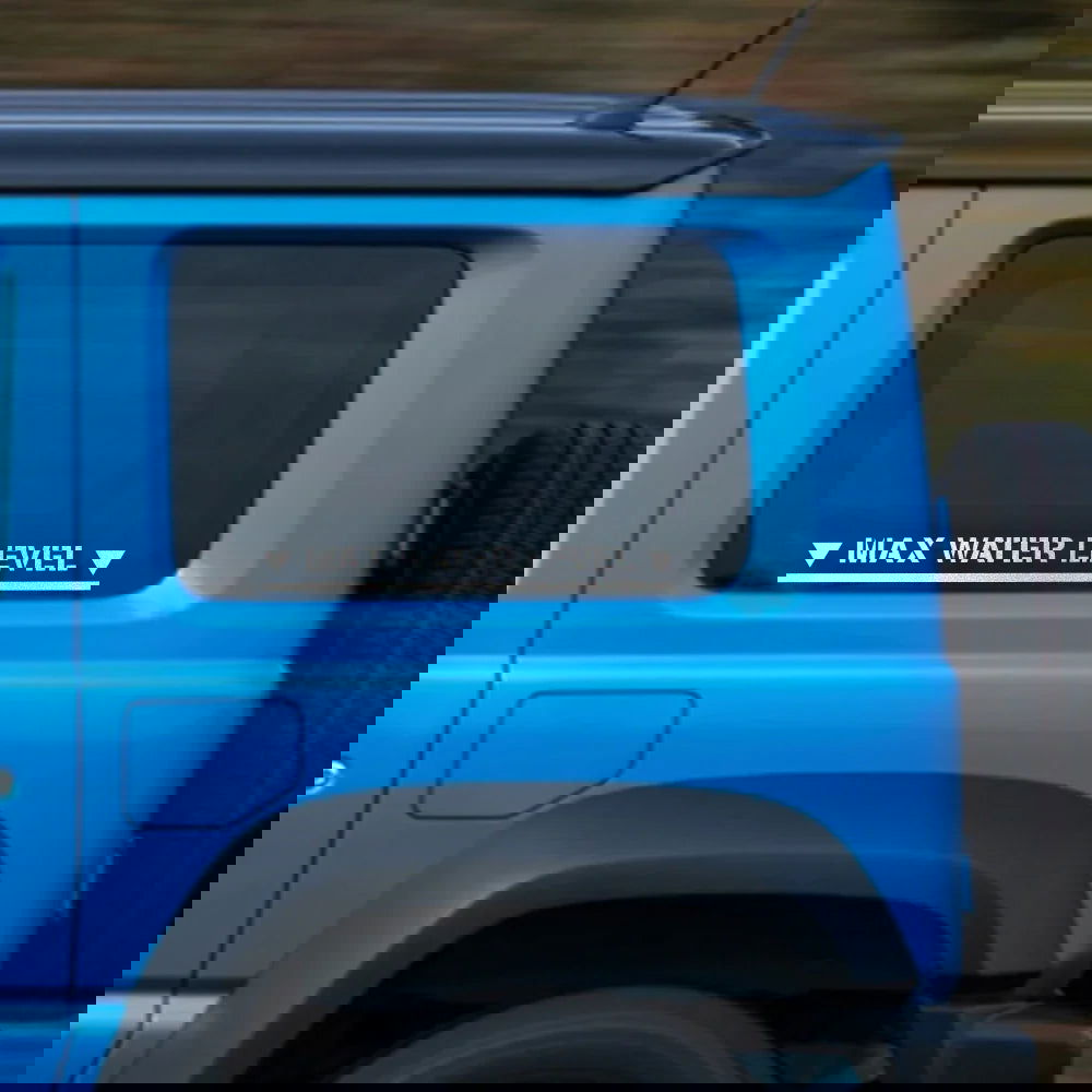 Waterproof Max Water Level Vinyl Sticker – Offroad 4x4 Car Accessory
