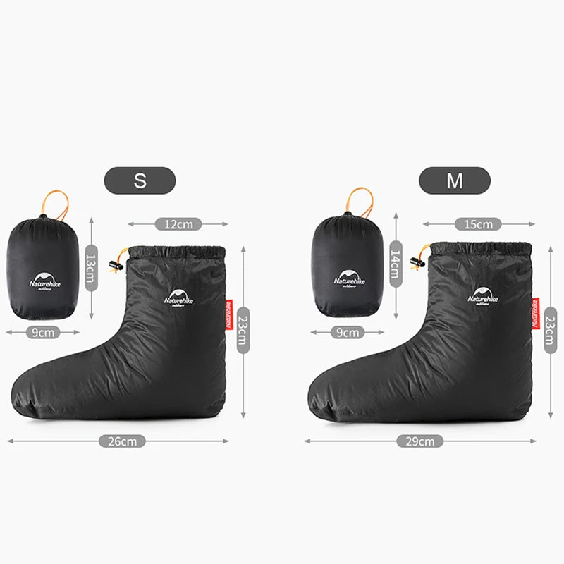 Winter Goose Down Slipper Boots – Water-Resistant, Windproof, and Thermal Foot Covers