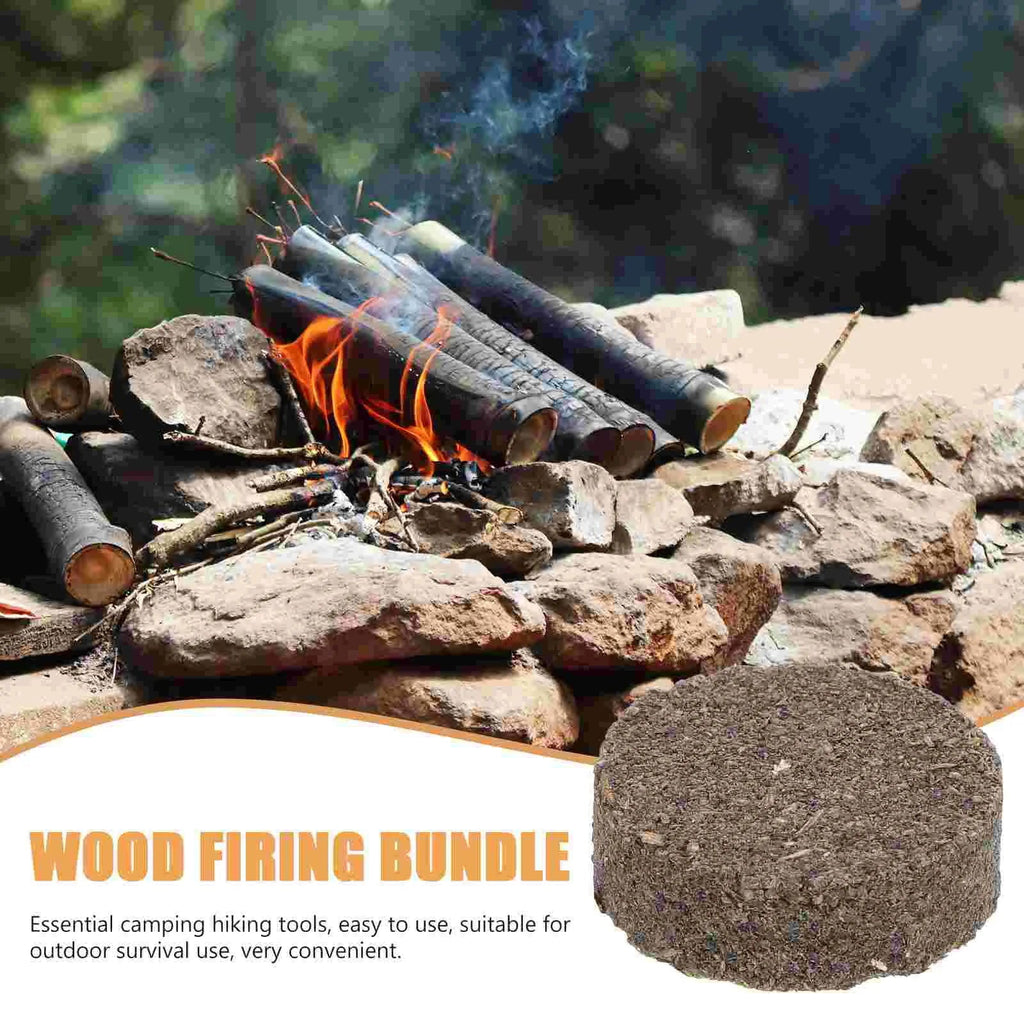 Wood Kindling Fire Starter Blocks – Easy Ignition for Campfires and Outdoor Cooking